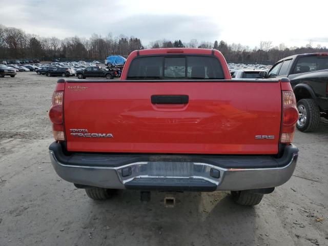 5TEUX42N36Z259376 - 2006 TOYOTA TACOMA ACCESS CAB წითელი ფოტო 6