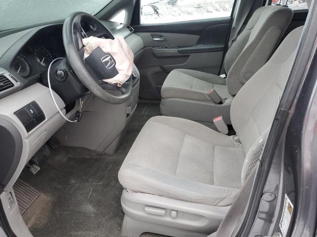 5FNRL5H29FB020856 - 2015 HONDA ODYSSEY LX GRAY photo 7