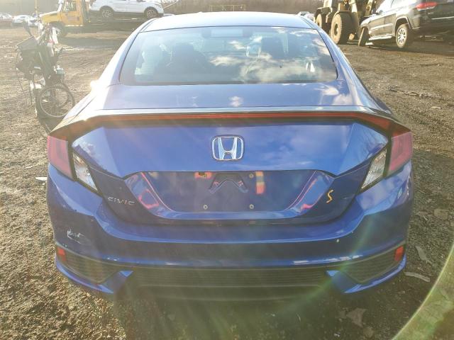 2HGFC4B61LH303493 - 2020 HONDA CIVIC LX BLUE photo 6