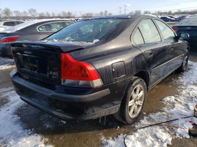 YV1RS58D922192638 - 2002 VOLVO S60 2.4T BLACK photo 3