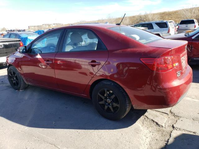 KNAFU4A22A5880836 - 2010 KIA FORTE EX RED photo 2