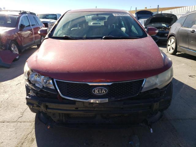 KNAFU4A22A5880836 - 2010 KIA FORTE EX RED photo 5