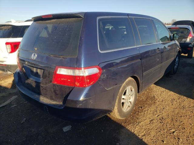 5FNRL38227B104331 - 2007 HONDA ODYSSEY LX BLUE photo 3