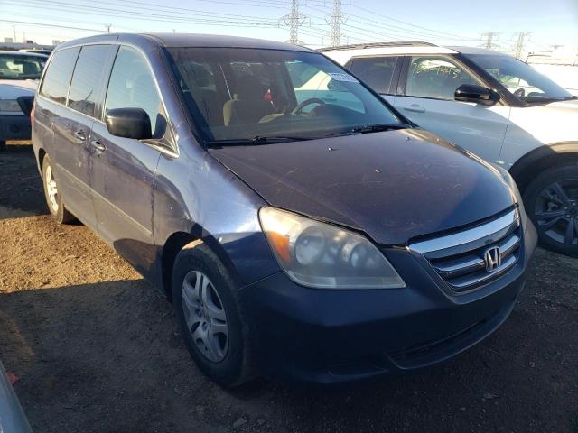 5FNRL38227B104331 - 2007 HONDA ODYSSEY LX BLUE photo 4