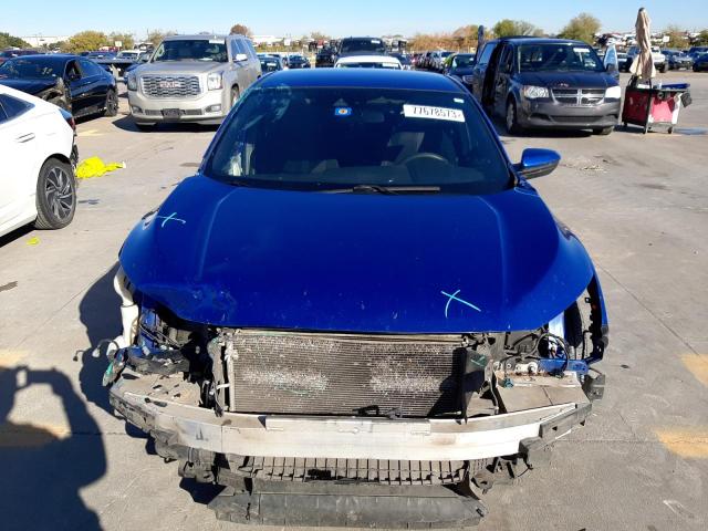 SHHFK7H37LU217349 - 2020 HONDA CIVIC LX BLUE photo 5