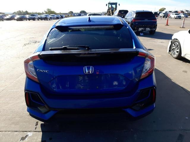 SHHFK7H37LU217349 - 2020 HONDA CIVIC LX BLUE photo 6