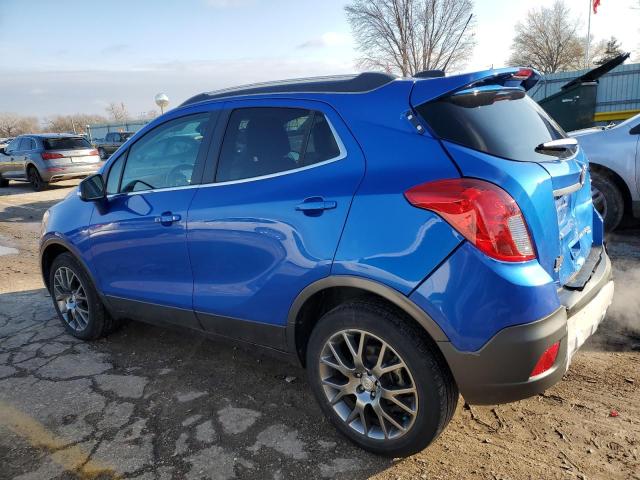 KL4CJ2SM0GB637131 - 2016 BUICK ENCORE SPORT TOURING BLUE photo 2