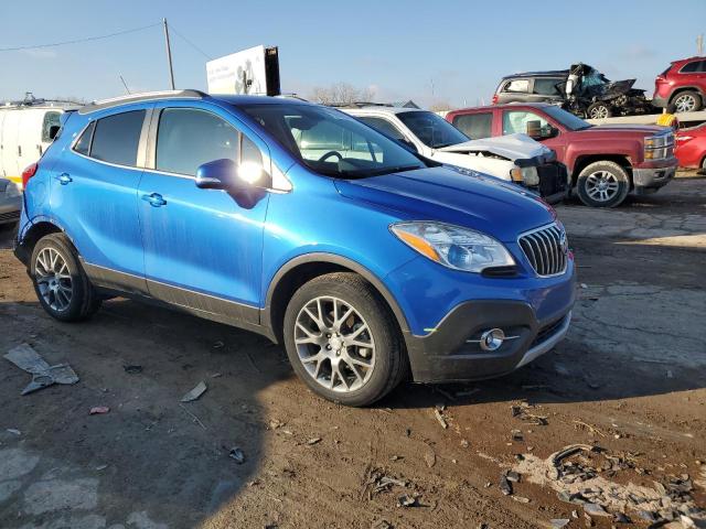 KL4CJ2SM0GB637131 - 2016 BUICK ENCORE SPORT TOURING BLUE photo 4