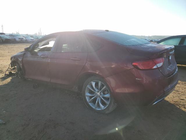 1C3CCCBB1FN625401 - 2015 CHRYSLER 200 S BURGUNDY photo 2