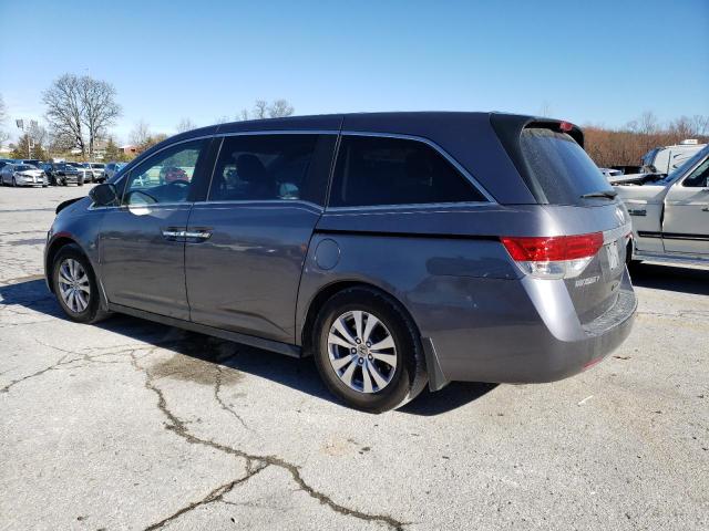 5FNRL5H65FB055090 - 2015 HONDA ODYSSEY EXL GRAY photo 2