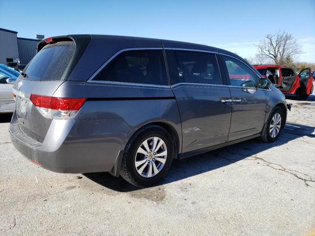 5FNRL5H65FB055090 - 2015 HONDA ODYSSEY EXL GRAY photo 3