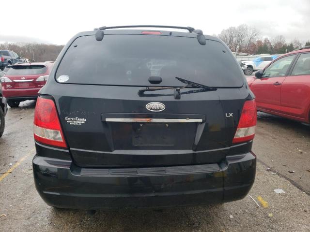 KNDJD733265619153 - 2006 KIA SORENTO EX BLACK photo 6