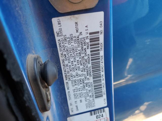 5TEJU62N66Z221003 - 2006 TOYOTA TACOMA DOUBLE CAB PRERUNNER BLUE photo 12