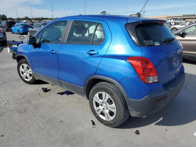 KL7CJKSB0GB575571 - 2016 CHEVROLET TRAX LS BLUE photo 2