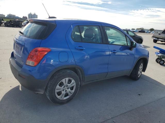 KL7CJKSB0GB575571 - 2016 CHEVROLET TRAX LS BLUE photo 3