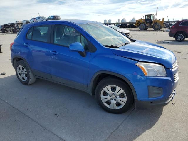 KL7CJKSB0GB575571 - 2016 CHEVROLET TRAX LS BLUE photo 4