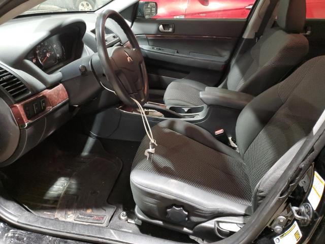 4A32B3FF1CE008676 - 2012 MITSUBISHI GALANT ES BLACK photo 7