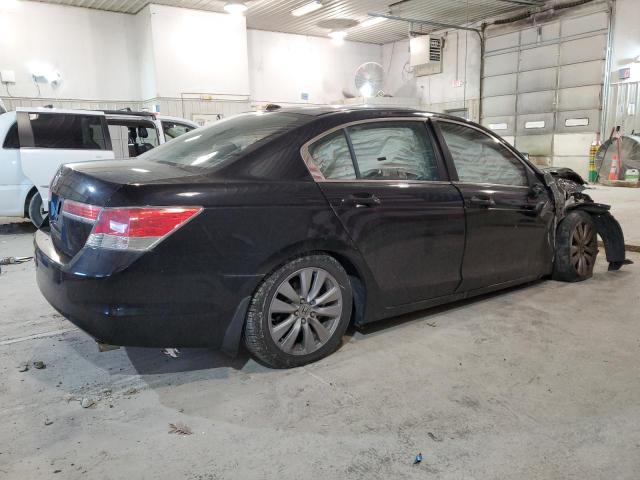 1HGCP2F86BA062311 - 2011 HONDA ACCORD EXL BLACK photo 3