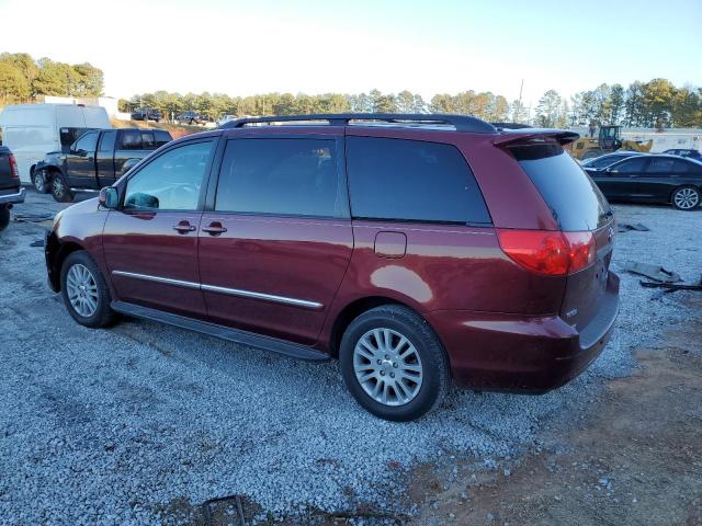 5TDBK22C39S026625 - 2009 TOYOTA SIENNA XLE BURGUNDY photo 2