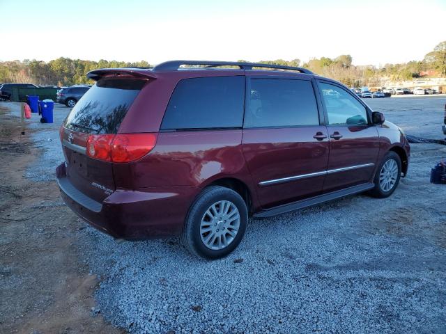 5TDBK22C39S026625 - 2009 TOYOTA SIENNA XLE BURGUNDY photo 3