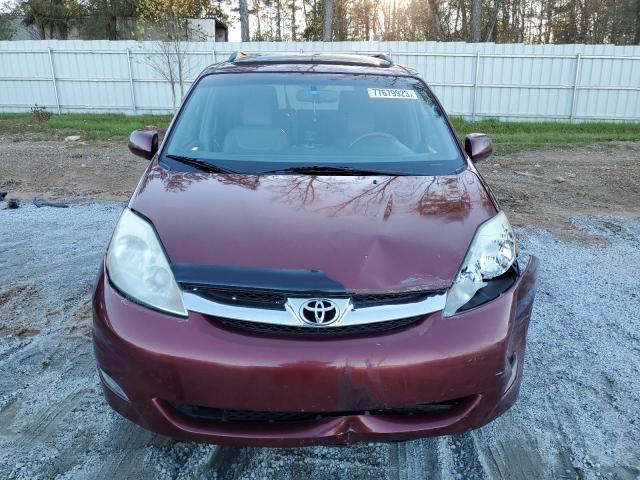 5TDBK22C39S026625 - 2009 TOYOTA SIENNA XLE BURGUNDY photo 5