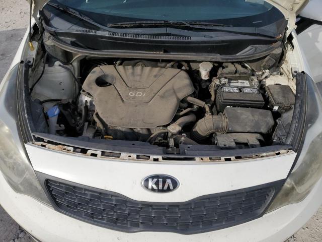 KNADM4A34F6454258 - 2015 KIA RIO LX WHITE photo 11