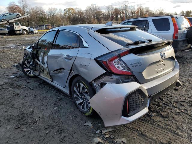 SHHFK7G2XJU211177 - 2018 HONDA CIVIC LX SILVER photo 2