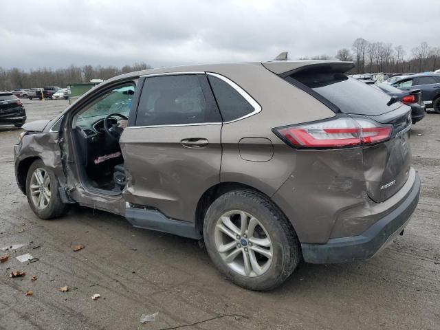 2FMPK4J91KBB24837 - 2019 FORD EDGE SEL GRAY photo 2