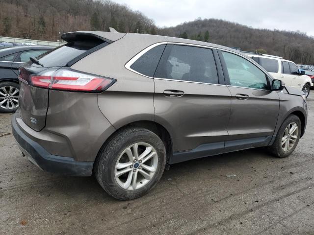 2FMPK4J91KBB24837 - 2019 FORD EDGE SEL GRAY photo 3