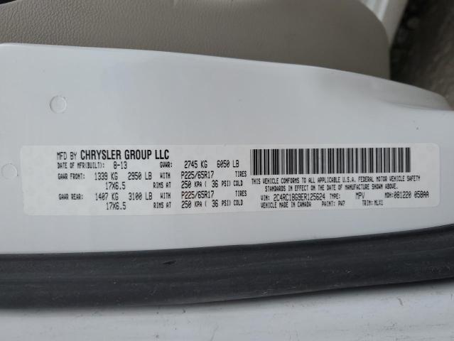 2C4RC1BG9ER125624 - 2014 CHRYSLER TOWN & COU TOURING WHITE photo 14