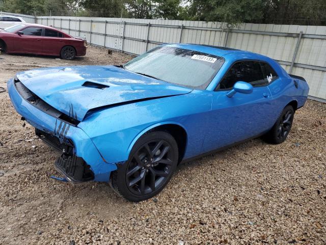 2C3CDZAG9PH578545 - 2023 DODGE CHALLENGER SXT BLUE photo 1