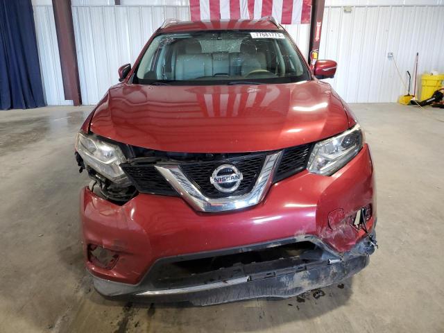 5N1AT2MT0FC884228 - 2015 NISSAN ROGUE S RED photo 5