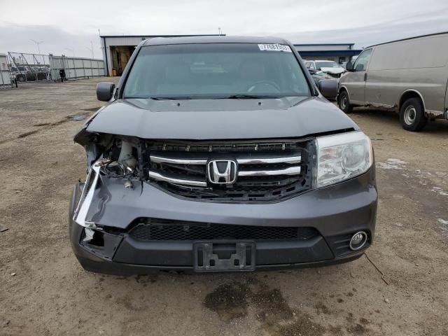 5FNYF4H51FB007705 - 2015 HONDA PILOT EXL GRAY photo 5