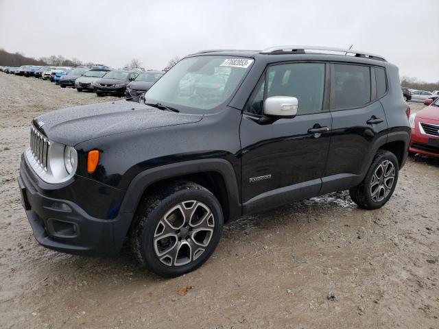 ZACCJBDT0FPB70452 - 2015 JEEP RENEGADE LIMITED BLACK photo 1