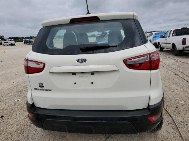 MAJ3S2FE6MC438554 - 2021 FORD ECOSPORT S WHITE photo 6