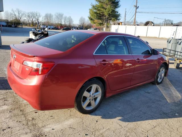 4T1BF1FK3DU711918 - 2013 TOYOTA CAMRY L RED photo 3