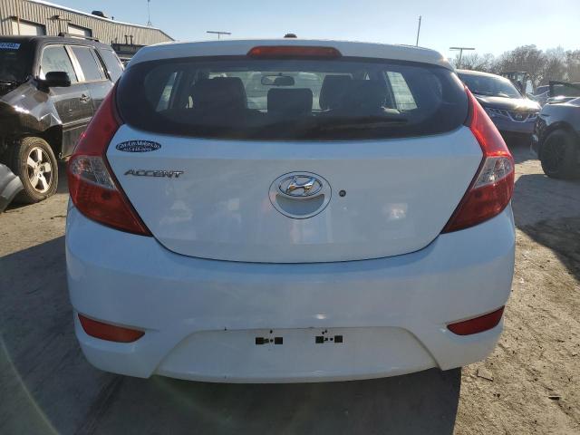 KMHCT5AE3DU078861 - 2013 HYUNDAI ACCENT GLS WHITE photo 6