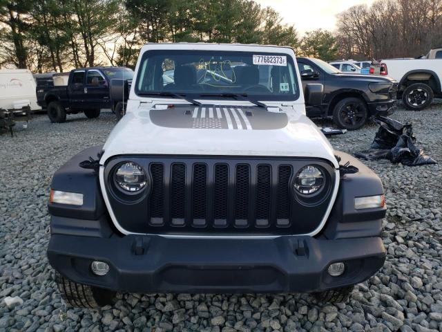 1C4HJXDGXNW176395 - 2022 JEEP WRANGLER SPORT WHITE photo 5