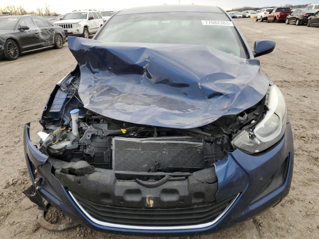 5NPDH4AE1GH687417 - 2016 HYUNDAI ELANTRA SE BLUE photo 5