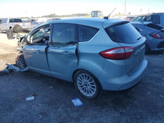 1FADP5CU7EL516781 - 2014 FORD C-MAX PREMIUM GRAY photo 2