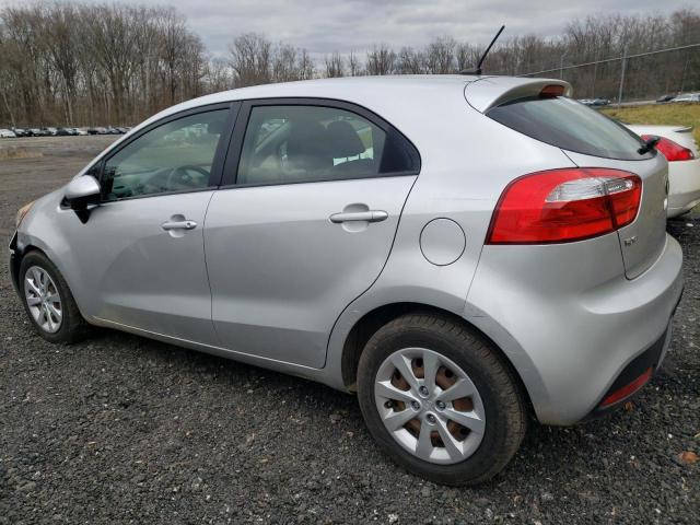 KNADM5A31D6224700 - 2013 KIA RIO LX SILVER photo 2