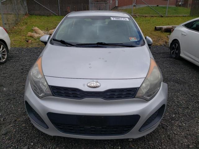 KNADM5A31D6224700 - 2013 KIA RIO LX SILVER photo 5