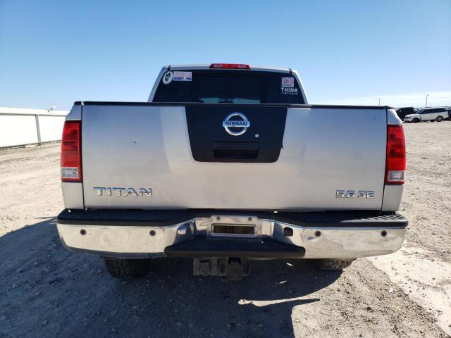 1N6AA0ED7AN323007 - 2010 NISSAN TITAN XE SILVER photo 6