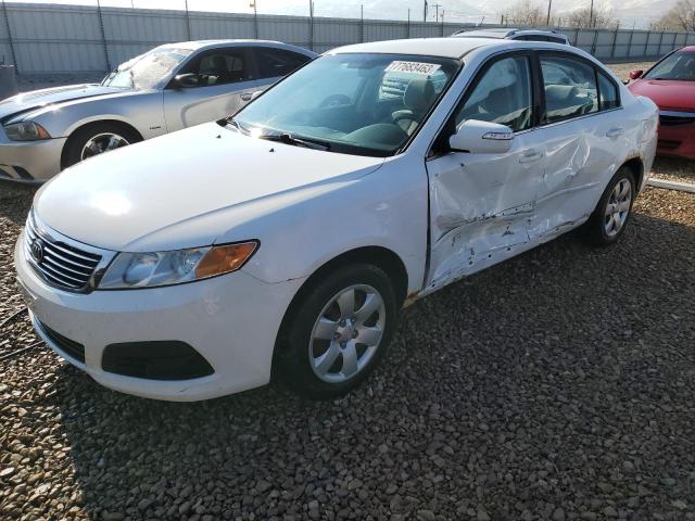 KNAGG4A84A5375316 - 2010 KIA OPTIMA LX WHITE photo 1