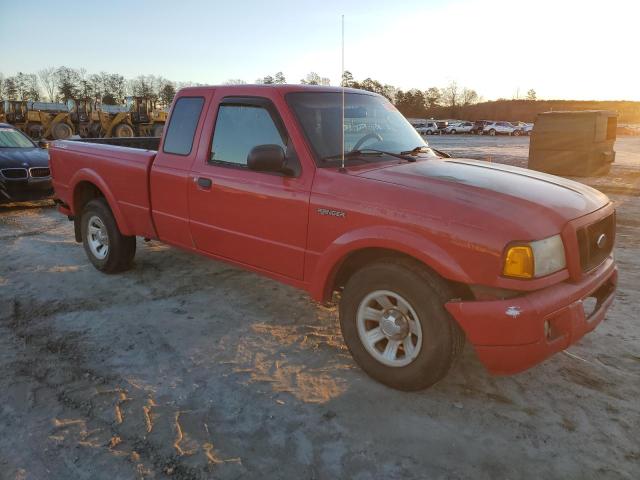 1FTYR14U44PA59304 - 2004 FORD RANGER SUPER CAB RED photo 4