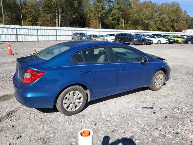 19XFB2F50CE068376 - 2012 HONDA CIVIC LX BLUE photo 3