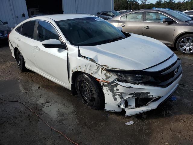 19XFC2F66KE032602 - 2019 HONDA CIVIC LX WHITE photo 4