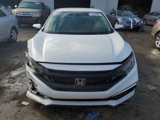 19XFC2F66KE032602 - 2019 HONDA CIVIC LX WHITE photo 5