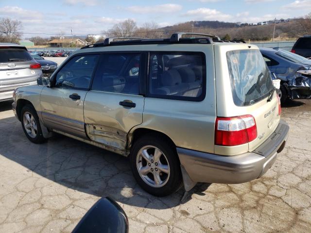 JF1SF65502H701405 - 2002 SUBARU FORESTER S CREAM photo 2