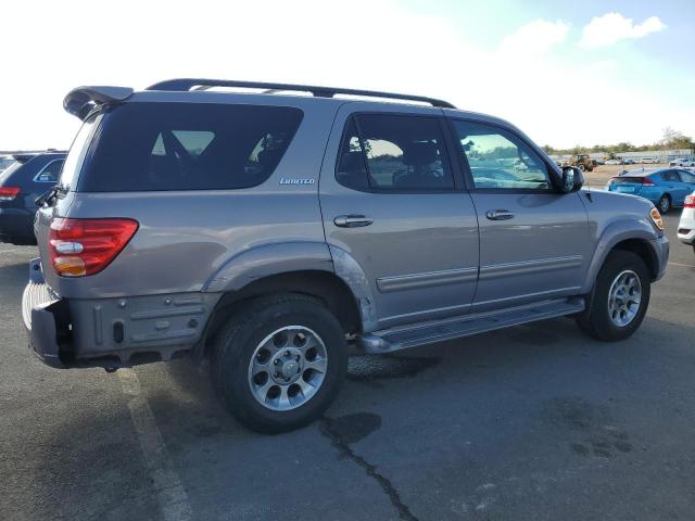 5TDBT48A61S047276 - 2001 TOYOTA SEQUOIA LIMITED GRAY photo 3